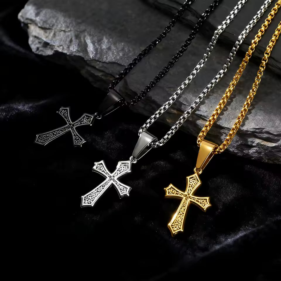 Hip Hop Cross Necklace
