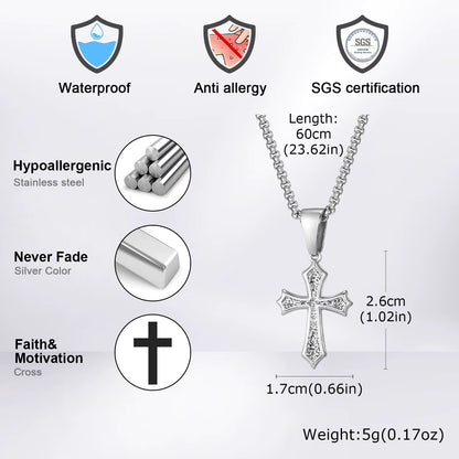 Hip Hop Cross Necklace